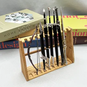 Llavero de espada de metal plateado de 22 cm de la serie LoTR, estilo Sting, Glamdring, Narsil, de <span class=keywords><strong>Thranduil</strong></span>, accesorio de película, adorno 1:6 - Product Image 1
