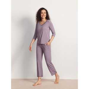 Vêtements de nuit légers pour femmes, vêtements de nuit en coton rayés, ensemble de pyjama pour demoiselles d'honneur, pyjama en bambou RTS - Product Image 3