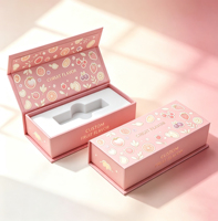 Boîtes d'emballage en papier pliables personnalisées en gros pour emballages jetables de 0,5 ml et 1 ml, boîtes en carton pliables élégantes