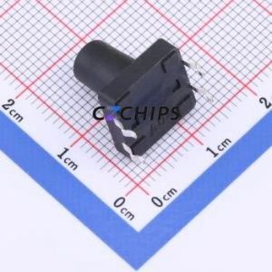 TSF001B13026A Tactile Switch DIP-4P,12x12mm Switch Round Button 2.6N Through Hole 12mm - Product Image 2