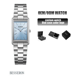 Nuevo Reloj de Cuarzo de Moda para Mujer, de Alta Calidad, Acero Inoxidable, Deportivo Casual, Cronógrafo, Logotipo Personalizado, Ancho de Correa de 20 mm, Cristal - Product Image 2