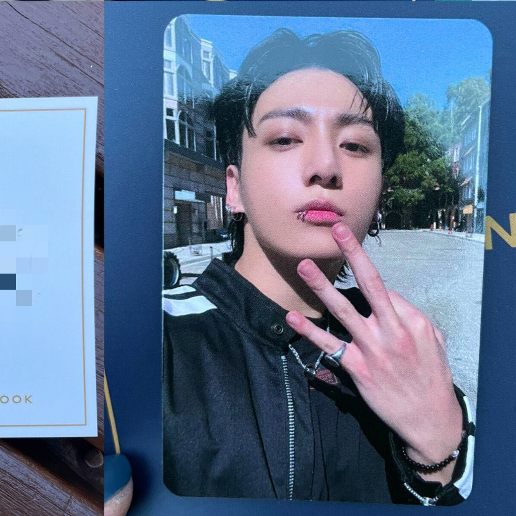 KPOP Bangtan Boys JUNGKOOK Golden Photocard - Kpop Photo Cards
