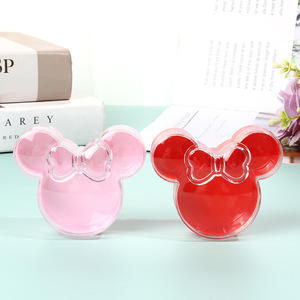 Boîte de rangement en plastique créative en forme de tête de <span class=keywords><strong>Mickey</strong></span> Mouse, boîte à bonbons transparente à la mode, <span class=keywords><strong>coffre</strong></span> à jouets décoratif, organisateur - Product Image 1