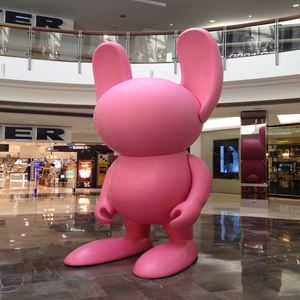 Sculpture en résine de <span class=keywords><strong>grande</strong></span> taille de dessin animé en fibre de verre personnalisée, décoration de <span class=keywords><strong>vitrine</strong></span> de villa, hôtel, boutique, bar, restaurant, galerie d'art - Product Image 4