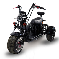 Citycoco 2026 Golf CE, Nuevo Modelo de Scooter Eléctrico Citycoco de 3 Ruedas, Citycoco de 2000w con Neumáticos Anchos y Asiento, Triciclo Eléctrico de 4000w