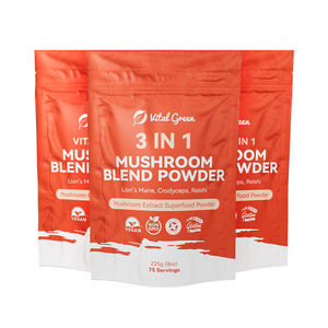 Private Label 10:<span class=keywords><strong>1</strong></span> 20:<span class=keywords><strong>1</strong></span> Leões Juba Cordyceps Cogumelo Mistura Em Pó Natural Cogumelo Maitake Duplo Extrato Em Pó - Product Image 1