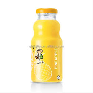 Botellas de vidrio de jugo de 250ml y 500ml de calidad alimentaria con tapa giratoria para melocotón, fresa, bebida, jugo, soda artesanal - Product Image 5