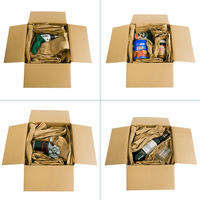 Eco-Friendly Biodegradable Folding Kraft Fanfold Paper Foldable Cushion Void Fill Paperboard Packaging