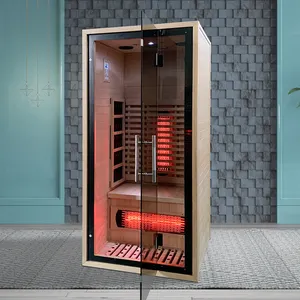 Mini sauna en bois de cèdre saunas infrarouges du nord infrarouge à vendre