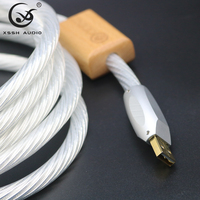 Câble audio USB audiophile HIFI, USB Type A vers Type B, cordon d'interconnexion numérique pour décodeur DAC, carte son externe, système audio