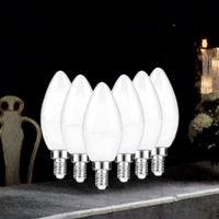 Lampes à LED E14 blanc chaud 4W-7W B22, remplace les ampoules 40W, 2700K, résidentielles, AC, CE, UKCA, ETL