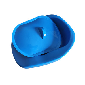 Bacinca con tapa y asa de plástico con forma de manzana para adultos postrados en cama, ancianos, mujeres embarazadas, uso general - Product Image 1