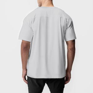 T-shirt sportiva a maniche corte in Mesh traspirante ad asciugatura rapida da uomo a asciugatura rapida per la corsa da <span class=keywords><strong>palestra</strong></span> in Jersey tinto da esterno - Product Image 6