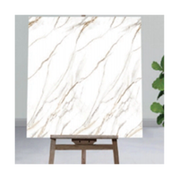 Autocollant mural en carrelage de marbre moderne, imperméable, en PVC épaissi pour salon, autocollant UV