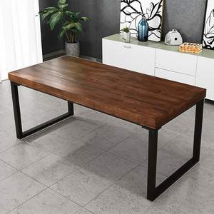 Bàn máy tính gỗ rắn đôi bàn văn phòng đơn giản bàn tùy chỉnh bàn thông bàn làm việc bàn làm việc bàn hình chữ nhật - Product Image 6