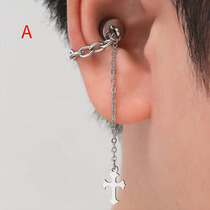 Boucles d'oreilles magnétiques en acier inoxydable 316L pour hommes et femmes, style diamant, personnalisées - Product Image 4