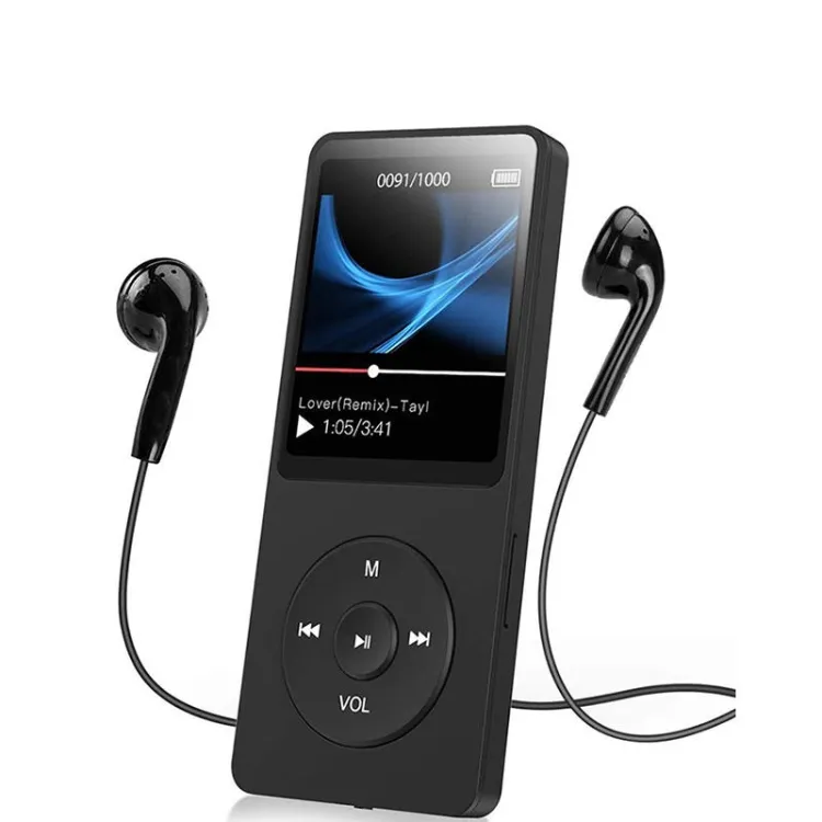 MP3/MP4 Estudante Walkman Music Player E-Book Playback Com 64GB Cartão De Memória