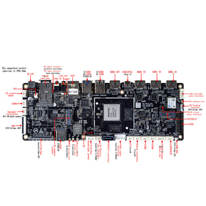 Placa Base Industrial Rockchip RK3588, <span class=keywords><strong>128</strong></span> GB Máx. de RAM, Integración para Conferencias en Línea, Android 12, Linux, SATA, Nuevo DDR en Línea - Product Image 3
