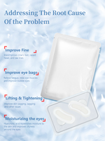 Patchs Microneedles Solubles Acide Hyaluronique et Collagène 99% : Masque Contour des Yeux Hydratant et Anti-Rides pour Soin Oculaire