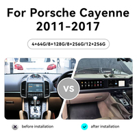 ZWNAV DUAL12.3" Inch 2K untuk Porsche Cayenne 2011-2017 Head Unit Android dengan GPS Terintegrasi, Layar Sentuh, TV & Stereo Dashboard RHD