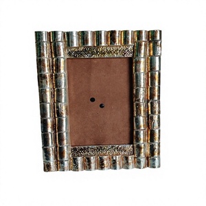 Handmade Decorative Wooden Photo <b>Frame</b> with <b>Antique</b> Metal Design Tabletop Picture <b>Frame</b> for Home Office and Living Room Decor - Product Image 3