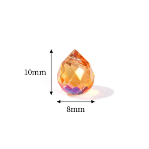 Cuentas <span class=keywords><strong>de</strong></span> Cristal Facetadas al por Mayor <span class=keywords><strong>de</strong></span> JD GEMS, Cuentas <span class=keywords><strong>de</strong></span> Cristal Brillantes con Forma <span class=keywords><strong>de</strong></span> Gota Irregular Radiante para la Fabricación <span class=keywords><strong>de</strong></span> Joyería DIY - Product Image 4