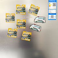 Aimants de réfrigérateur personnalisés avec logo publicitaire, cartes de visite promotionnelles, aimants de forme personnalisée, aimants magnétiques pour réfrigérateur