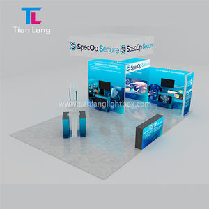 Marco de caja de luz Led TianLang, cabina de Feria Comercial portátil, soporte de caja de luz Led curvada, cabina de exhibición de Feria Comercial - Product Image 2