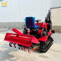 Traktor Crawler Sasis Karet untuk Konstruksi Kehutanan di Lereng Bukit, Mesin Pengangkut Bertenaga, Diskon