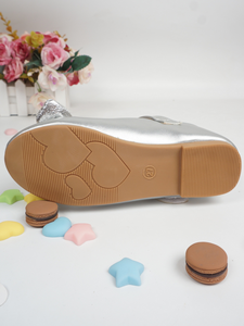 Vente en gros de chaussures élégantes pour filles, style princesse, couleur argentée, mode enfant - Product Image 5