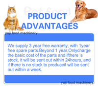 Best-seller Petite extrudeuse de granulés entièrement automatique Machine de moulage d'aliments pour animaux de compagnie avec moteur et moteur pour chat