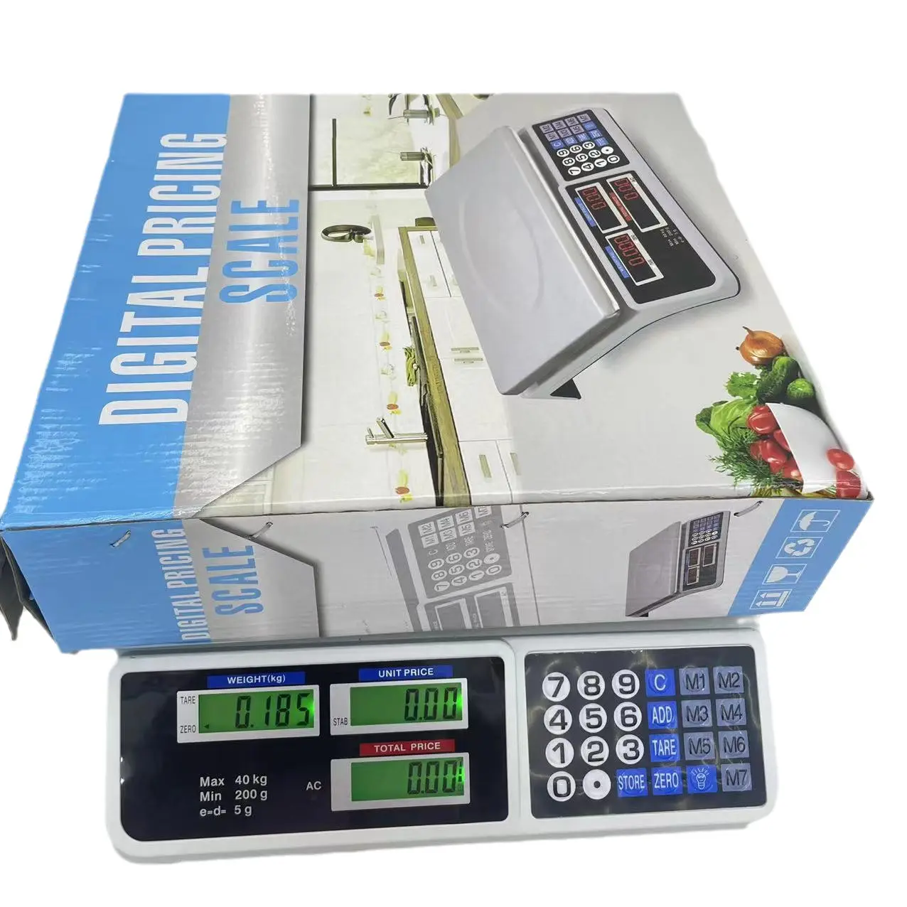 40kg Weighing Scale 30kg Digital Electronic Scale Price Computing Scale for Commercial