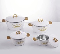 Ensemble de casseroles isothermes haut de gamme style Palais 1L 2L 4L 6L – Chauffe-plats isolés pour hôtels, buffets et traiteurs
