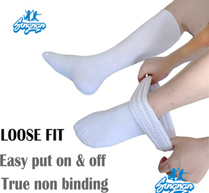 <span class=keywords><strong>Chaussettes</strong></span> extra larges <span class=keywords><strong>pour</strong></span> lymphœdème, pieds et <span class=keywords><strong>jambes</strong></span> enflés, <span class=keywords><strong>chaussettes</strong></span> bariatriques, <span class=keywords><strong>chaussettes</strong></span> <span class=keywords><strong>pour</strong></span> botte orthopédique, <span class=keywords><strong>chaussettes</strong></span> non compressives <span class=keywords><strong>pour</strong></span> diabétiques et neuropathies - Product Image 1