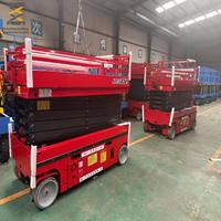 Kleine Mobile Hubarbeitsbühne Selbstfahrende Arbeitsbühne Elektrische Hydraulische Scherenhebebühne