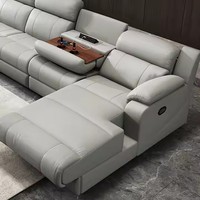 Sofá Cama Esquinero Convertible Eléctrico Reclinable Modular Moderno y Multifuncional en Forma de L para Muebles de Sala de Estar