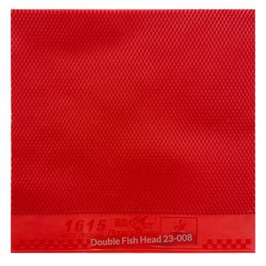 Double Fish 1615 Magic Teng Caoutchouc de tennis de table simple face sans éponge noir-rouge, rotation inversée, anti-arc - Product Image 3