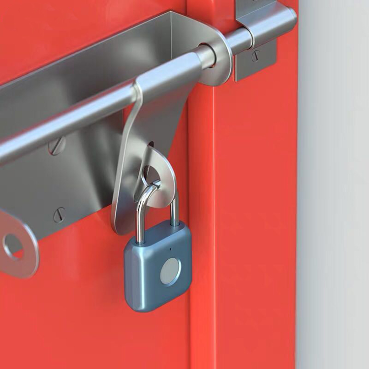 Новый миниатюрный смарт-навесной замок со сканером отпечатков пальцев и отличным качеством