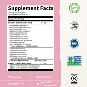 OEM/ODM Private Label Dr. Formulated Women's <strong>Probiotics</strong> Capsules 50 Billion CFU 16 Strains for Feminine Health <strong>Raw</strong> Probiotic - Product Image 5