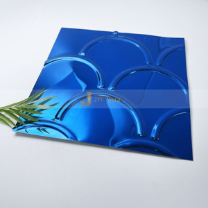 Placa de Acero Inoxidable Espejo EX521, Decoración Interior de Hotel de Alta Gama, Patrón en Relieve 304 - Product Image 5