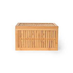 Panier de rangement rectangulaire de haute qualité Panier de rangement portable avec couvercle Stockage d'articles divers - Product Image 3