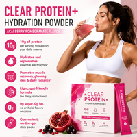Complément alimentaire en poudre pour la réparation musculaire, l'éclat de la peau et l'hydratation quotidienne, enrichi en électrolytes et protéines claires, OEM ODM.
