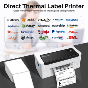 Cột mốc MHT-L1081 không dây nhiệt 4x6 vận chuyển nhãn dán máy in tag vận đơn máy in thermique với phần mềm miễn phí - Product Image 4