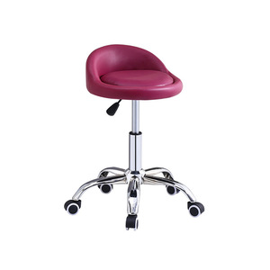 Bar <b>Stool</b> Height <b>Adjustable</b> Swivel Chair Chrome Frame Modern Minimalist Design Commercial Use - Product Image 4