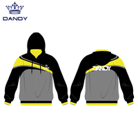 Sweat-shirts en polyester et coton personnalisés avec logo, unisexes, surdimensionnés, imprimés par sublimation, sweats à capuche vierges pour hommes
