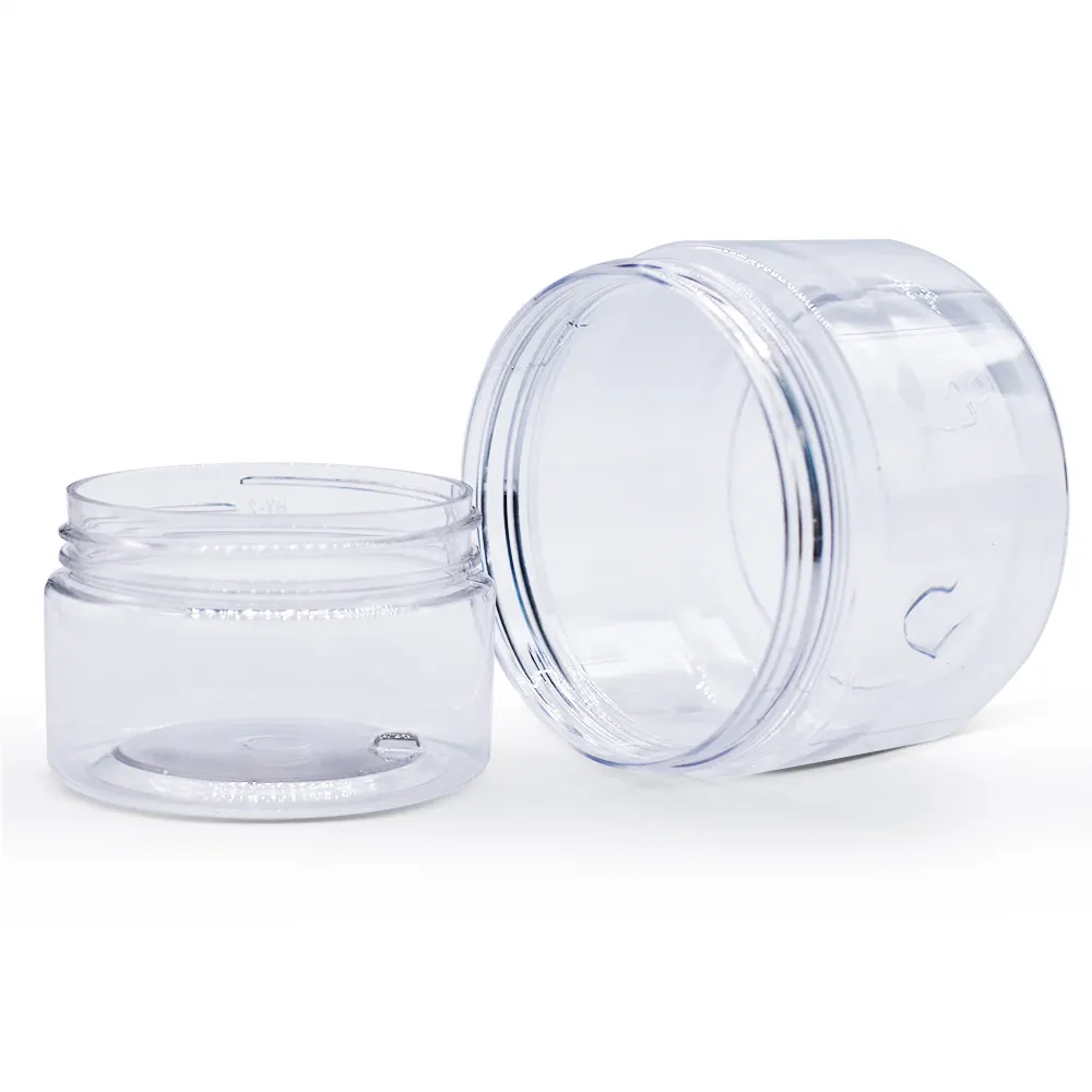 Wide mouth cream jar 100ml PET plastic jar for cream