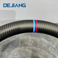 Volant en fibre de carbone mat CS pour BMW G30 G20 G32 G01 G02 G28 G31 G87 G80 G82 M3 M4 M5 M6, rayures bleues standard d'origine
