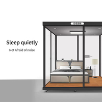 Cabines de bureau design modulaire intérieur et extérieur cabines téléphoniques insonorisées silencieuses cloison préfabriquée pour cabine de conférence