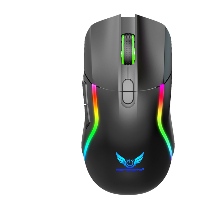 2.4G Wireless RGB Luminous Gaming Mouse Dual-Mode Ergonomic Design Optical USB Certified for Computer Notebook Office Use