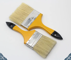 Queue noire de couleur jaune de haute qualité manche en bois <span class=keywords><strong>vernis</strong></span> <span class=keywords><strong>pinceau</strong></span> à poils naturels - Product Image 2